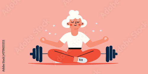 An animated lady, in deep m...