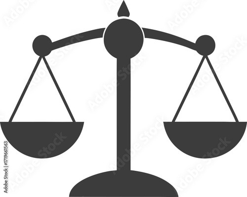 scales of justice vector illustration