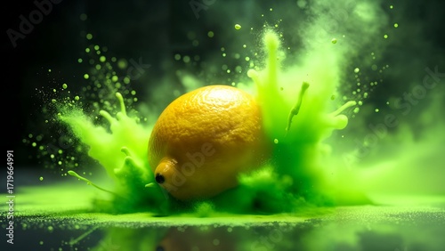 Explosive Surreal Lemon Art