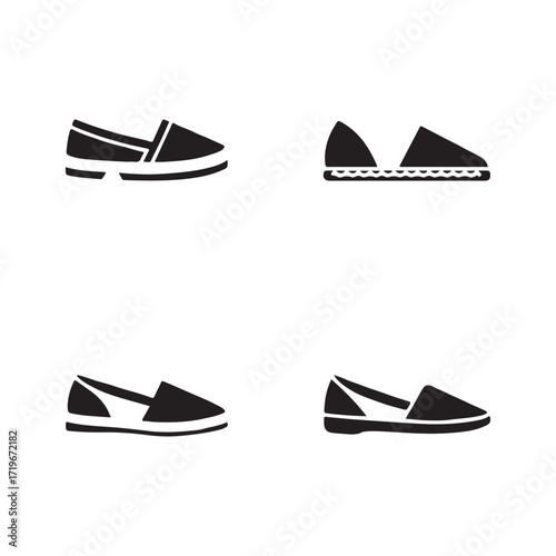 Espadrilles unique solid footwear silhouette