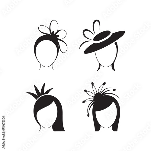 Fascinator classic solid stylish headwear
