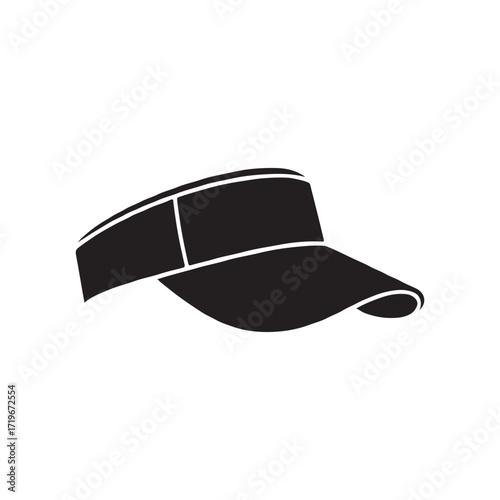 Visor cap stylish solid headwear