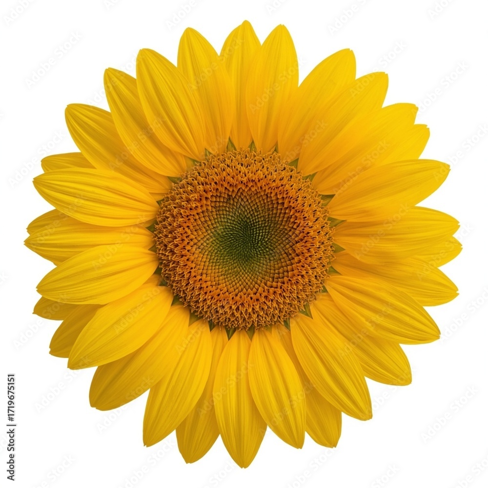 Fototapeta premium sunflower isolated on white background