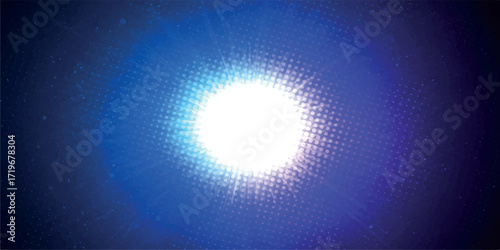 bright blue purple light flare center vibrant energetic abstract background subtle textured