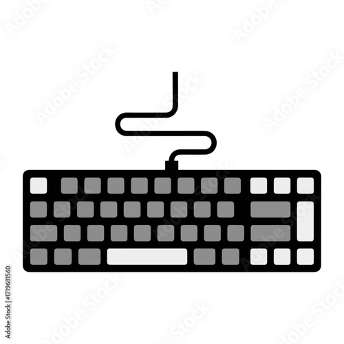 keyboard icon vector illustration
