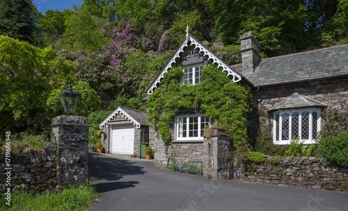 Cumbrian lodge, Grasmere, The Lake District, England