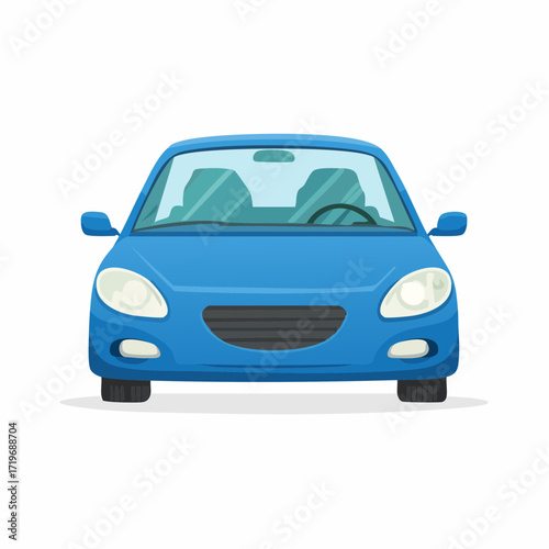 Blaues Auto