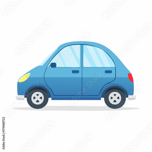 Blaues Auto