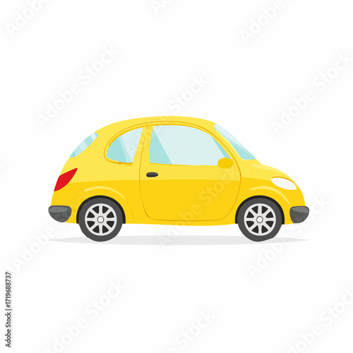 Gelbes Auto