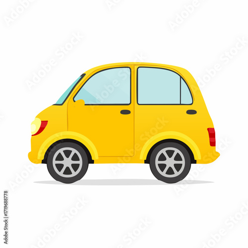 Gelbes Auto
