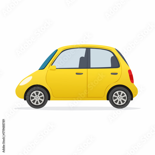 Gelbes Auto