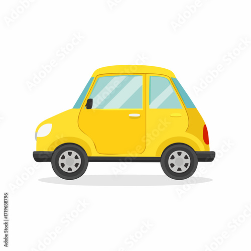 Gelbes Auto