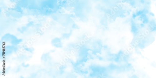 Blue sky and clouds with daylight natural background, blue sky background with clouds, summer blue sky banner light cloudy texture, Clouds white patterns on bright blue sky background.