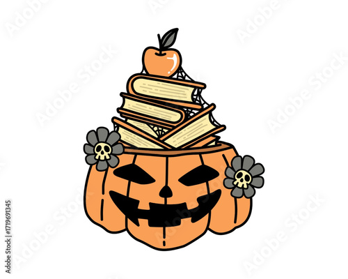 Halloween Pumpkin Books A Spooky Education Theme for the Season