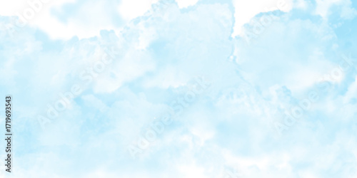 Natural sky beautiful blue and white texture background, the sun shines bright in the daytime in summer, Panorama of a blue sky with white clouds as a background, light blue sky and white clouds.