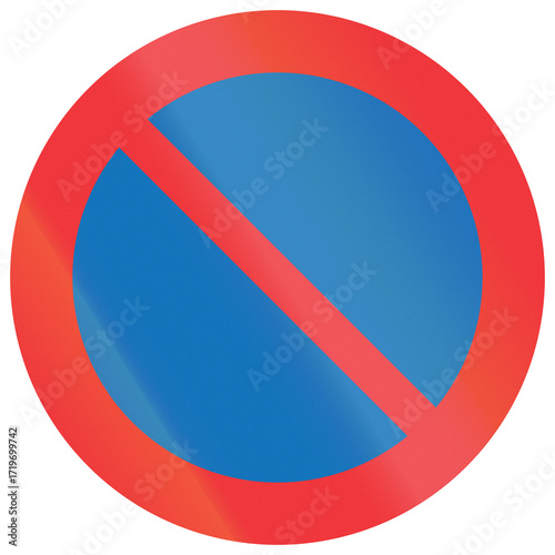 Road sign in Aland, an autonomous region of Finland - Parking prohibited Free Download Road sign in Aland, an autonomous region of Finland - Parking prohibited - GFXLoad