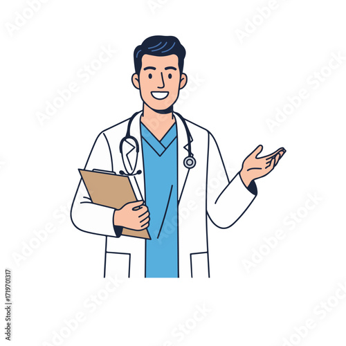 medical doctor with stethoscope