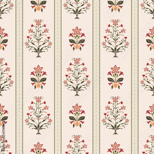 Vector Hand drawn colourful geometric flowers Motifs African boho paisley, seamless patterns with floral for fabric Ethnic Indian Pattern, textiles, clothing, wrapping paper, backdrop, banner.
