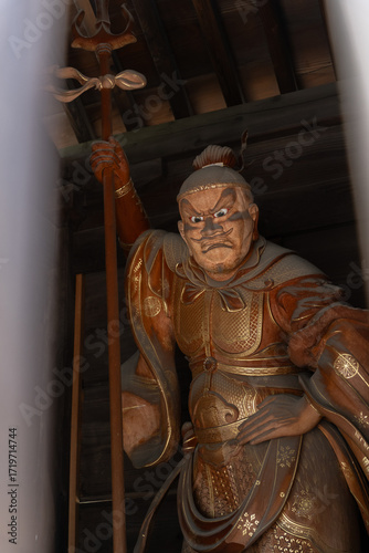 Tochoji Temple（東長寺）仁王像 金剛力士像 阿形 福岡博多 空海 弘法大師の寺