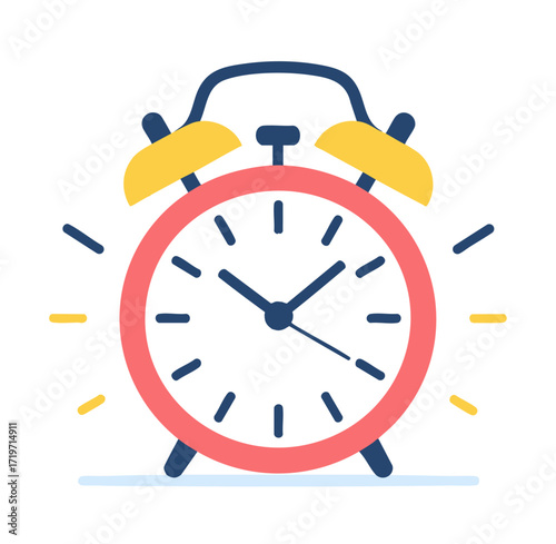 Budzik alarm clock  ilustracja