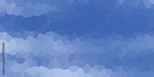 Abstract blue mosaic texture in varying shades resembling clouds or crystals perfect for backgrounds and digital designs