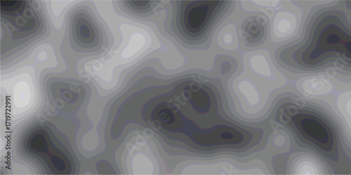 Abstract topographic map-like background with smooth gradient contour lines in shades of gray and white, suggesting elevation and terrain for scientific or artistic use