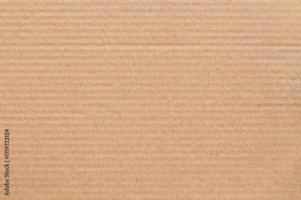 Fototapeta premium Cardboard sheet texture background, detail of recycle brown paper box pattern.