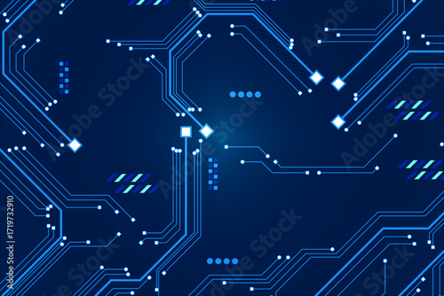 Abstract PCB Circuit Board Background
