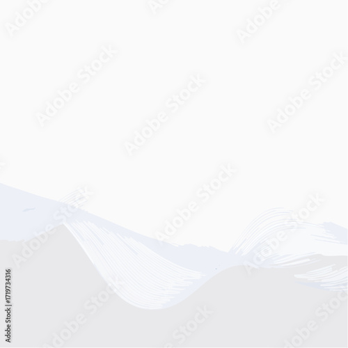 Close-up view of white fabric with smooth folds on a plain background with soft shadows and gentle curves.