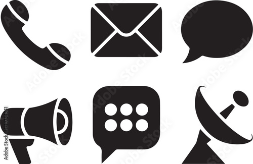 Stay connected with these contact method icons