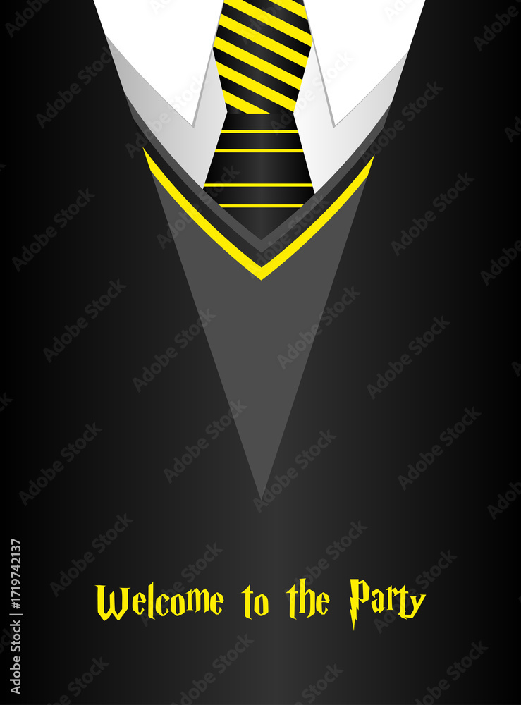 Fototapeta premium Wizard Party Invitation - Magic Party - Halloween