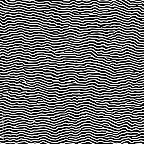 Black and white abstract wavy lines pattern creates a visually dynamic and textured background design element