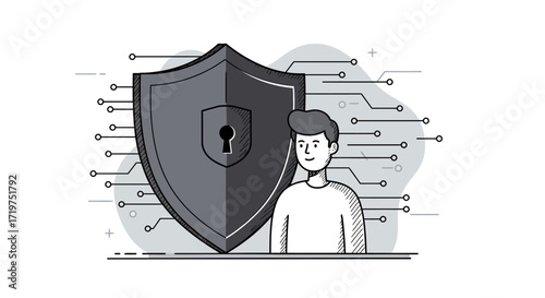 Futuristic Concept of Cybersecurity and Digital Data Protection