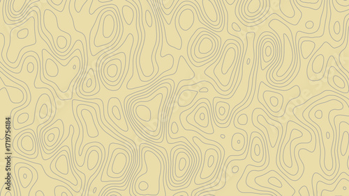 Abstract topographic contours map background. Retro topographic map. Geographic contour map. Abstract outline grid, vector illustration.