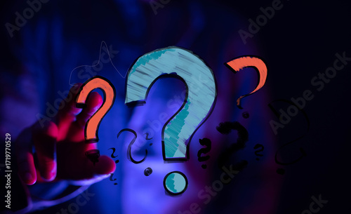 Abstract image of hand and ...