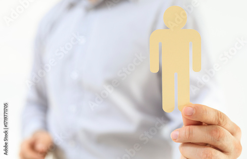 Image of a businessman hold...