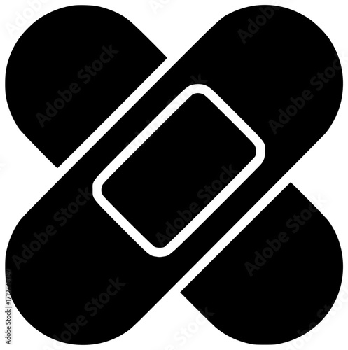 medical illustration health silhouette bandage logo medicine icon care outline injury treatment aid pain recovery wound first white emergency shape women vector graphic background