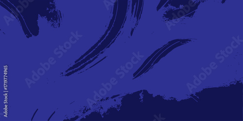 Abstract dark blue underwater background with a silhouette of a diver and a dolphin near a sunlit coral reef. purity, diving, vector, illustration, shark, sun, dive, sky