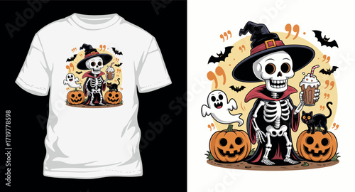 Halloween t-shirt design. Halloween t shirt design vector graphic typography t shirt. Halloween Family Shirt Halloween day.