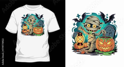 Halloween t-shirt design. Halloween t shirt design vector graphic typography t shirt. Halloween Family Shirt Halloween day.