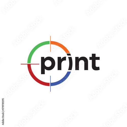printing house logo, photocopies, Digital printing logo design, Logo for print shop polygraph and print factory, cmyk,rgb, CMYK designs
