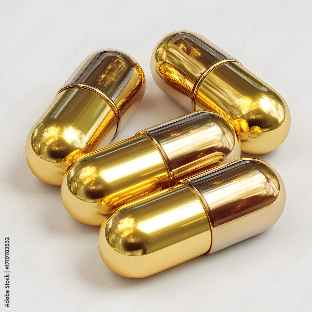 Naklejka premium gold capsule