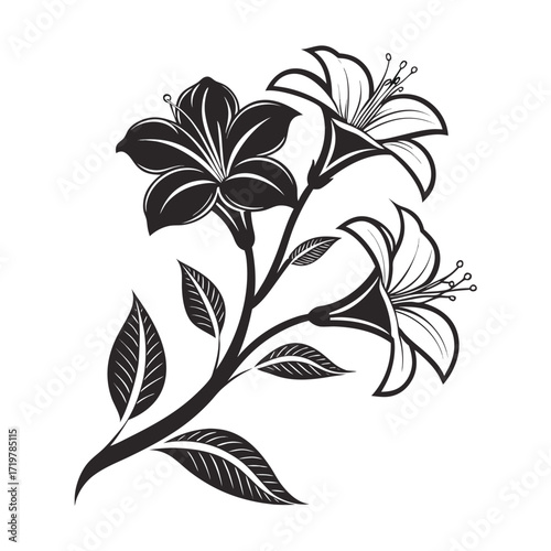 flower logo design