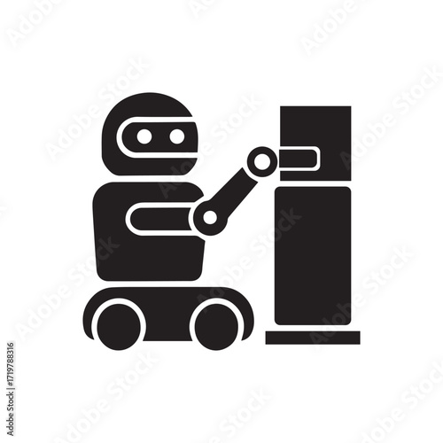 Robot silhouette operating machine, advance robotics