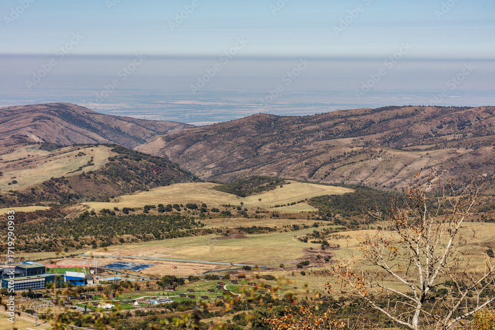 Fototapeta premium landscape with mountains and sea