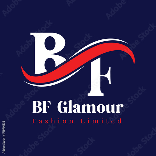 Letter FB or BF Creative Luxury Vector Logo Design for Fashion 