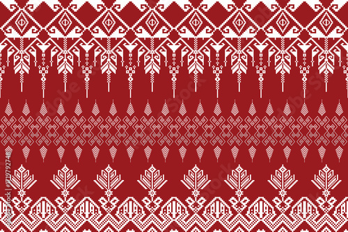 Abstract Pixel ethnic art, geometric patterns, Pixel patterns, fabric patterns, prints, art, covers, prints, wallpapers, carpet patterns, product patterns