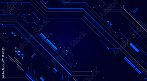 Abstract PCB Circuit Board Background