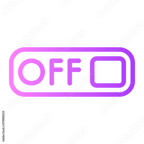 off gradient icon