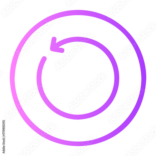 rotate gradient icon